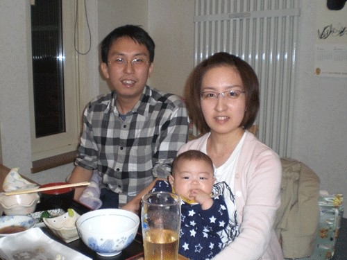 昨夜のお客さま! 健やかな成長を願って♪