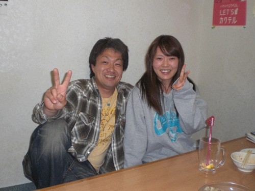 昨夜のお客さま! カップルでご来店♪