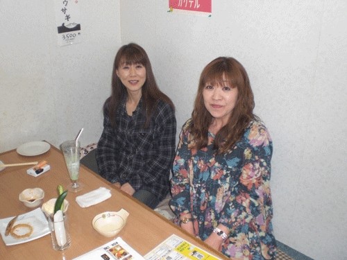 昨夜のおさま!楽しい女性のお客さま♪