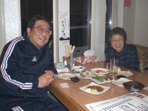 昨夜のお客さま! お母さんのお誕生日♪