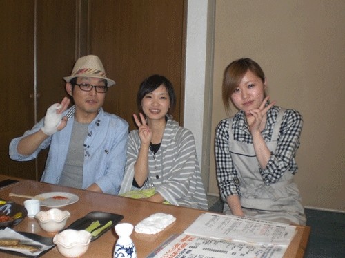 昨夜のお客さま! お知り合い♪