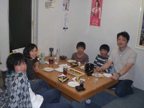 昨夜のお客さま! ご家族でご来店♪