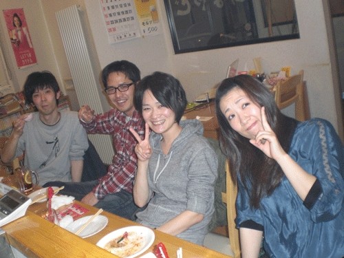 昨夜のお客さま! プチ同窓会♪