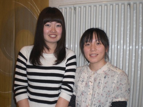 昨夜のお客さま! 畜大生がディナーに♪