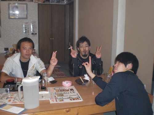 昨夜のお客さま! 今日も会った仲間達♪