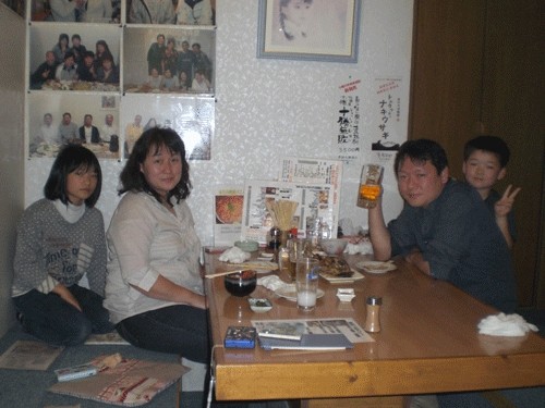 昨夜のお客さま!ご家族でご来店頂きました♪