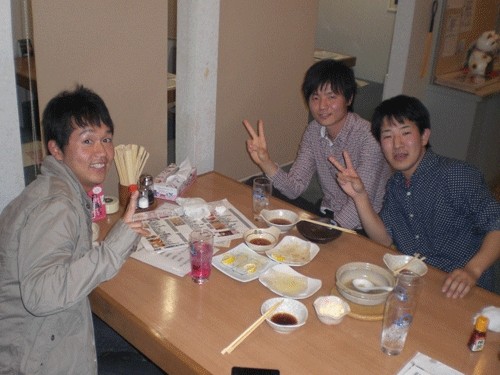 昨夜のお客さま! 帯広畜大生のディナー♪