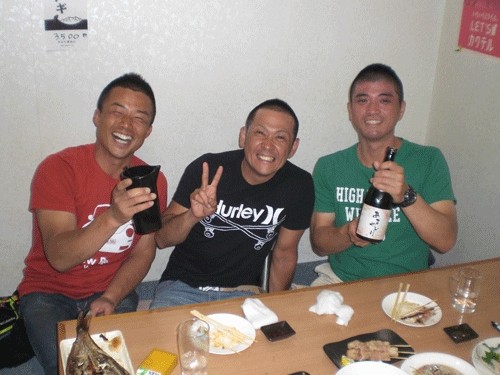 昨夜のお客さま! ヘアーが決まってます♪