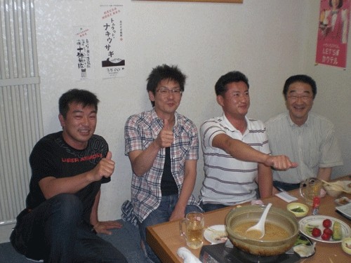 昨夜のお客さま! 夏の宴会♪