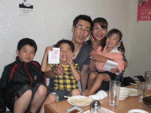 昨夜のお客さま!かわいいお子様に囲まれて♪