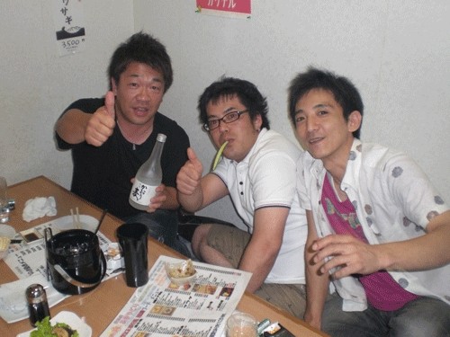 昨夜のお客さま! 仲間達に支えられ♪