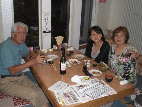 昨夜のお客さま! 千葉県から観光で♪