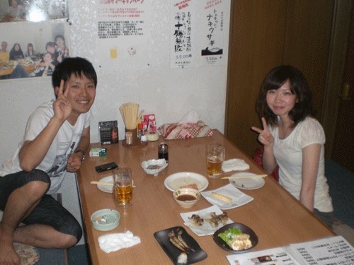 昨夜のお客さま! とっても素敵なカップル♪