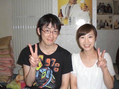 昨夜のお客さま! 若いご夫婦♪