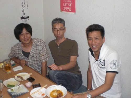 昨夜のお客さま! 男だけの飲み会♪