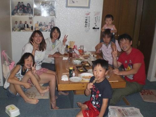 昨夜のお客さま! ご家族でご来店♪