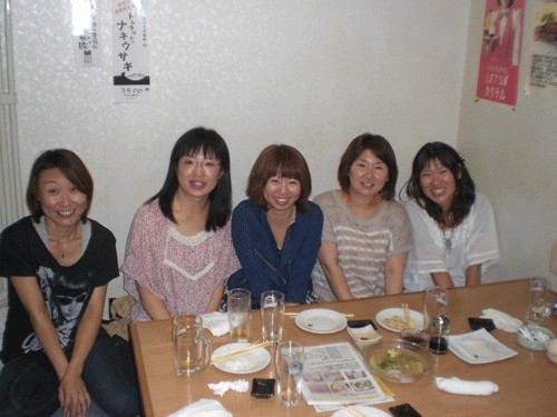 昨夜のお客さま! 女性だけの宴会♪