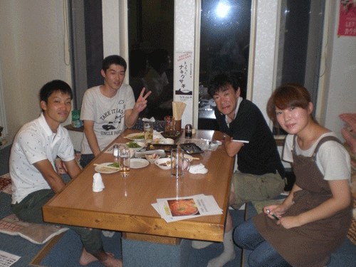 昨夜のお客さま! 男性だけで♪