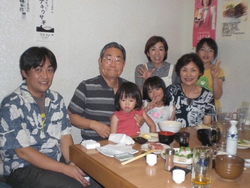 昨夜のお客さま! ご家族でご来店頂きました♪