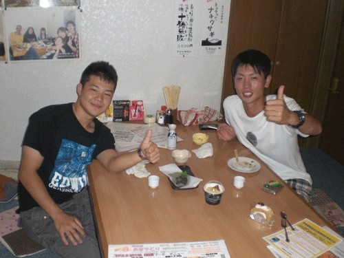 昨夜のお客さま! 初めてかなァ♪