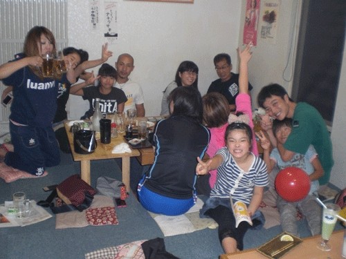 昨夜のお客さま!盛り上がった宴会♪