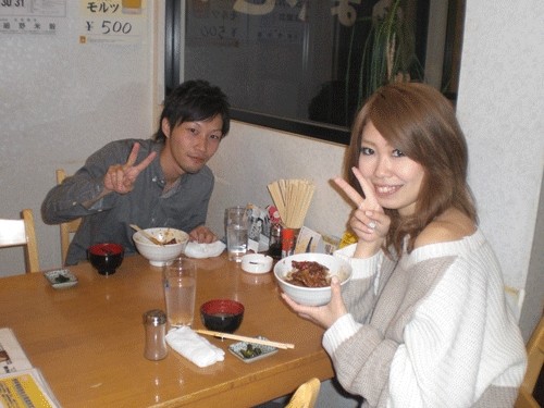 昨夜のお客さま! 素敵なカップル♪