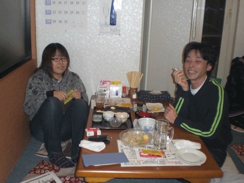 昨夜のお客さま!初めてかなァ♪