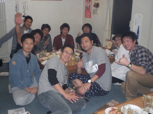 昨夜のお客さま! ソフトボール大会打ち上げ♪