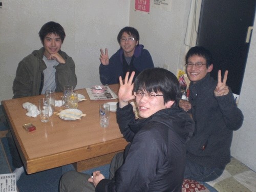 昨夜のお客さま! 帯広の畜大生♪