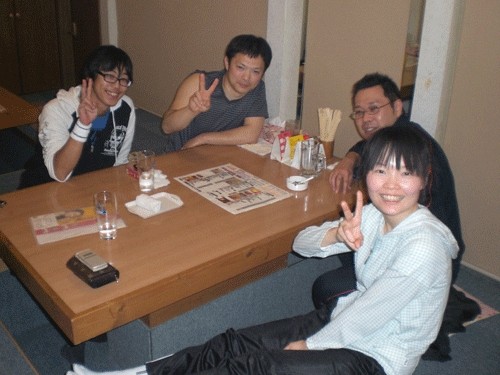 昨夜のお客さま! 若い仲間達♪