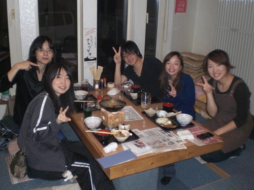 昨夜のお客さま! 帯広畜大のみなさん♪