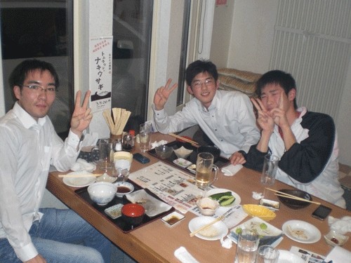 昨夜のお客さま! 帯広の畜大生♪