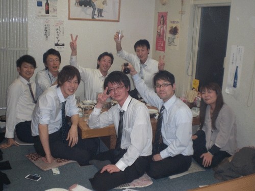 昨夜のお客さま! 宴会は楽しく♪