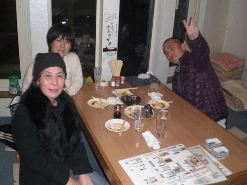 昨夜のお客さま! 青森からのお客さま♪