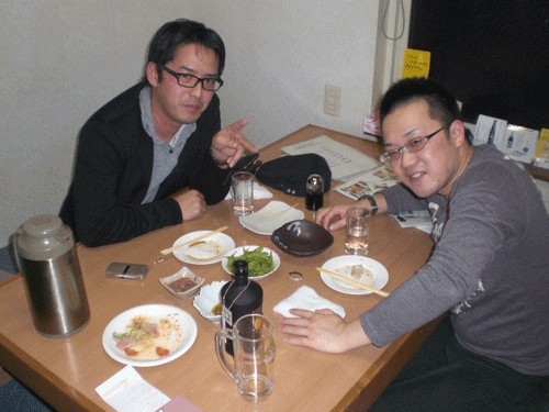 昨夜のお客さま! 親友と飲む酒♪