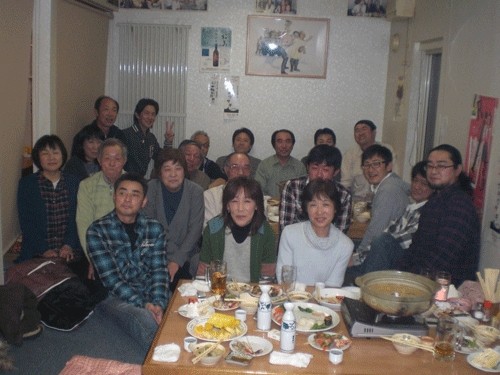 昨夜のお客さま!忘年会&お誕生会♪