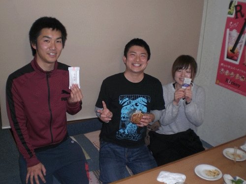 昨夜のお客さま!初めてかなァ♪