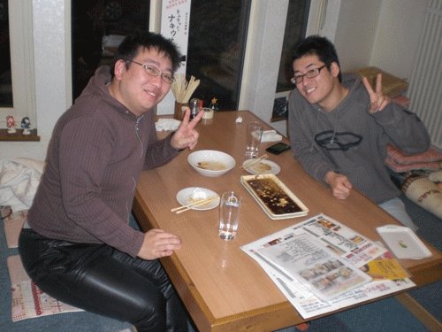 昨夜のお客さま!おひさしぶり♪