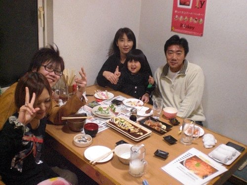 昨夜のお客さま! ご家族でご来店♪