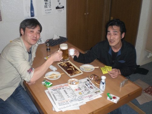 昨夜のお客さま!何年かぶりの級友と♪