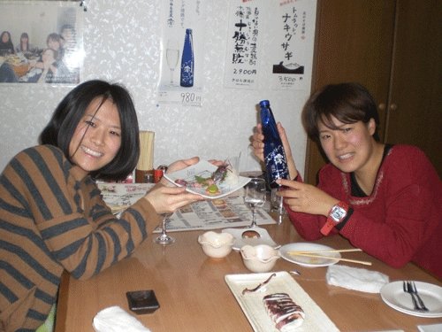 昨夜のお客さま! お誕生日に、ぶどう海老プレゼント♪