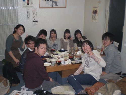 昨夜のお客さま!若い笑顔がいっぱ～い♪