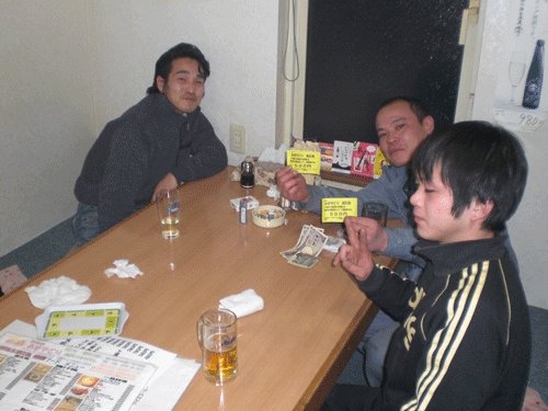 昨夜のお客さま! 生ビールただかも?大当たり♪