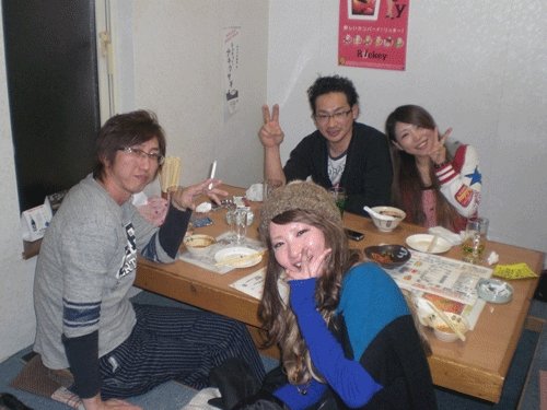 昨夜のお客さま!笑顔に、かんぱ～い♪