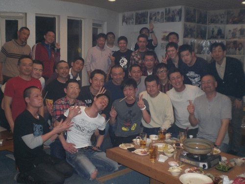 昨夜のお客さま! 楽しい宴会♪