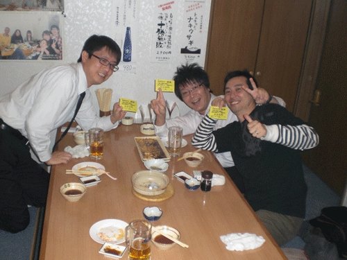 昨夜のお客さま! 生ビールただかも?大当たり♪