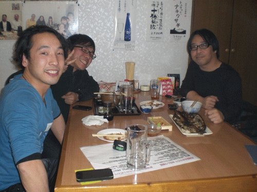 昨夜のお客さま!東京からのお客さま♪