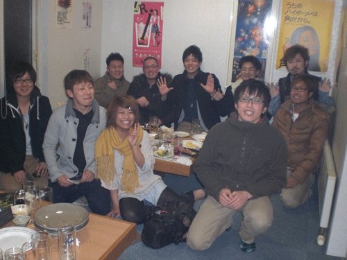 昨夜のお客さま!酒だぁ、酒だァ、宴会だァ♪