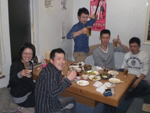 昨夜のお客さま!楽しいお客さま♪