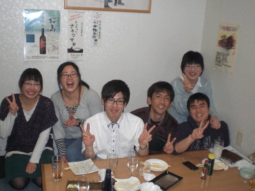 昨夜のお客さま!若いっていいなぁ♪